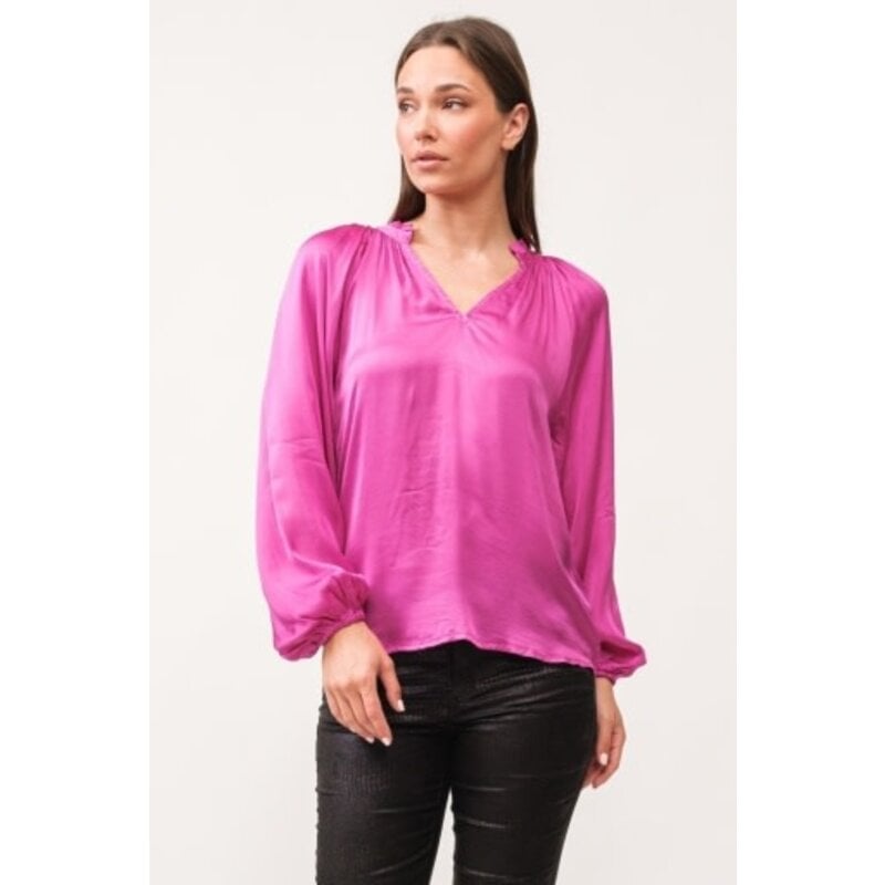 Dear John Denim Manon V Neck Long Sleeve Top