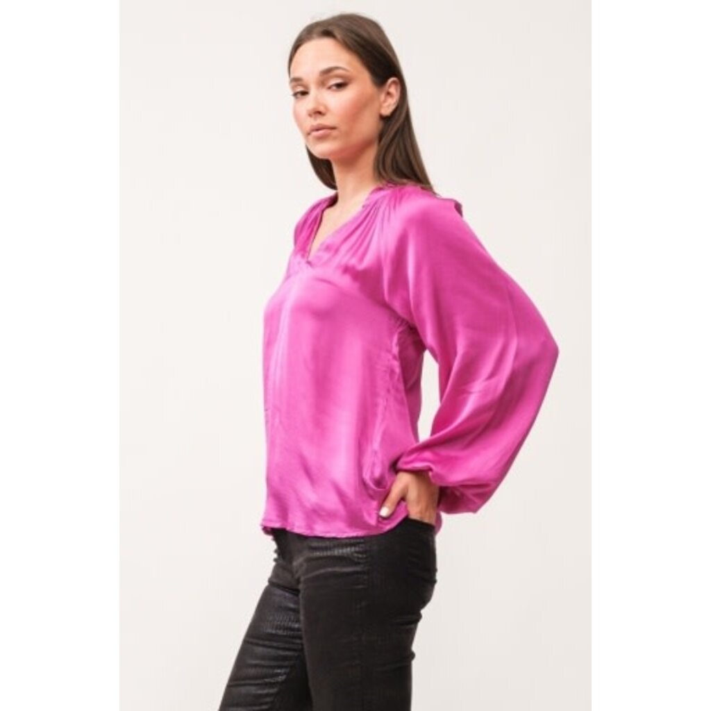 Dear John Denim Manon V Neck Long Sleeve Top
