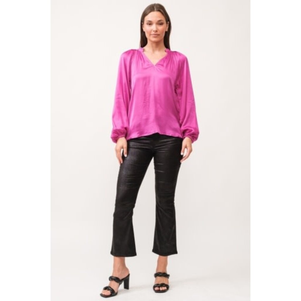 Dear John Denim Manon V Neck Long Sleeve Top