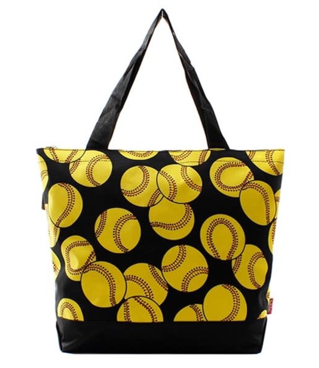 softball tote bag