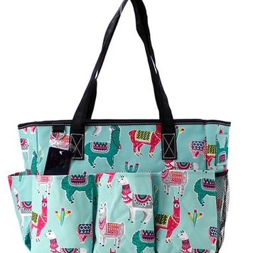 NGIL TOTE BAG LARGE UTILITY LLAMA PRINT LMA 604