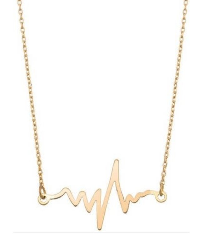 NECKLACE HEART MONITOR PENDANT IN9877 Accessories on the Boardwalk