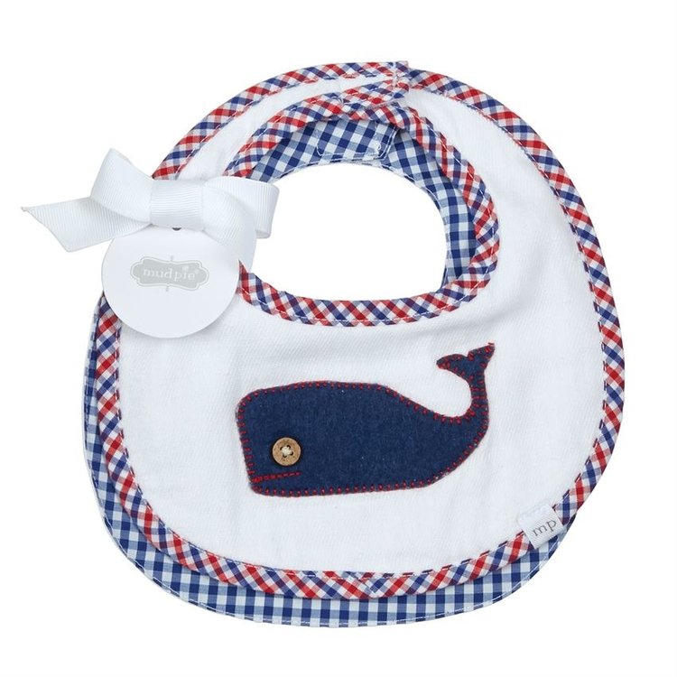 MUD PIE Whale Bib Set