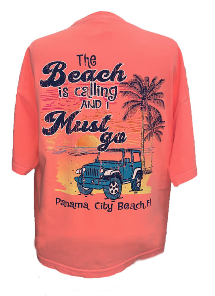 Angela Miller Designs T-Shirt Jeep Beach by AMD Comfort Colors