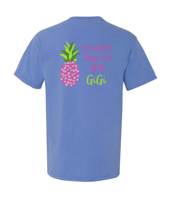 T-Shirt Sweetest GiGi Pineapple Comfort Colors Short Sleeve