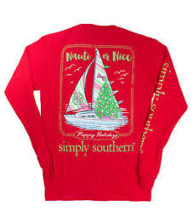 SIMPLY SOUTHERN T-SHIRT YOUTH SIMPLY SOUTHERN NAUTI LS