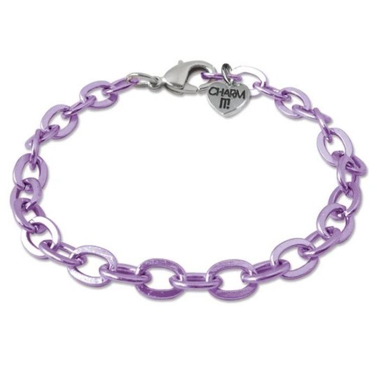 Charm It Purple CHAIN BRACELET CIB307