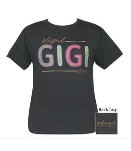 GIRLIE GIRL ORIGINALS Shirt Blessed Gigi Glitter Black GG