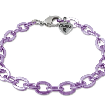 Charm It Charm It! Bracelet Purple Chain CIB307