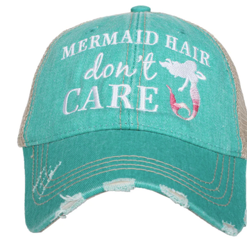 KATYDID MERMAID HAIR DONT CARE TRUCKER TEAL
