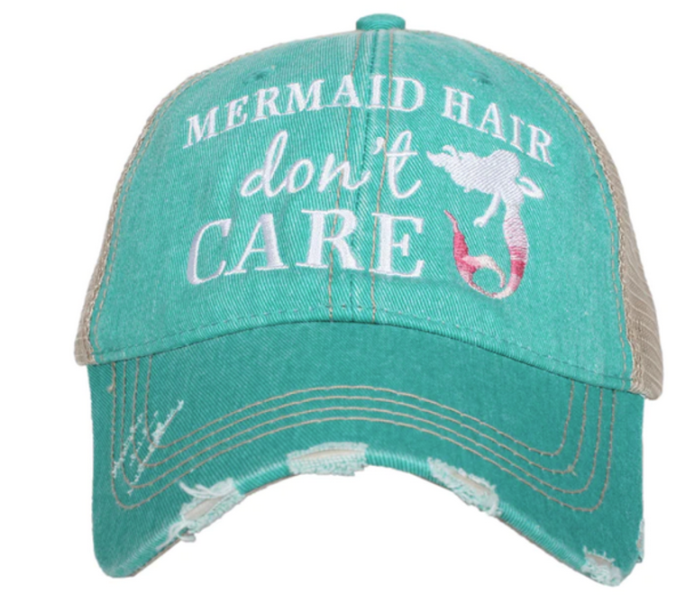 KATYDID MERMAID HAIR DONT CARE TRUCKER TEAL