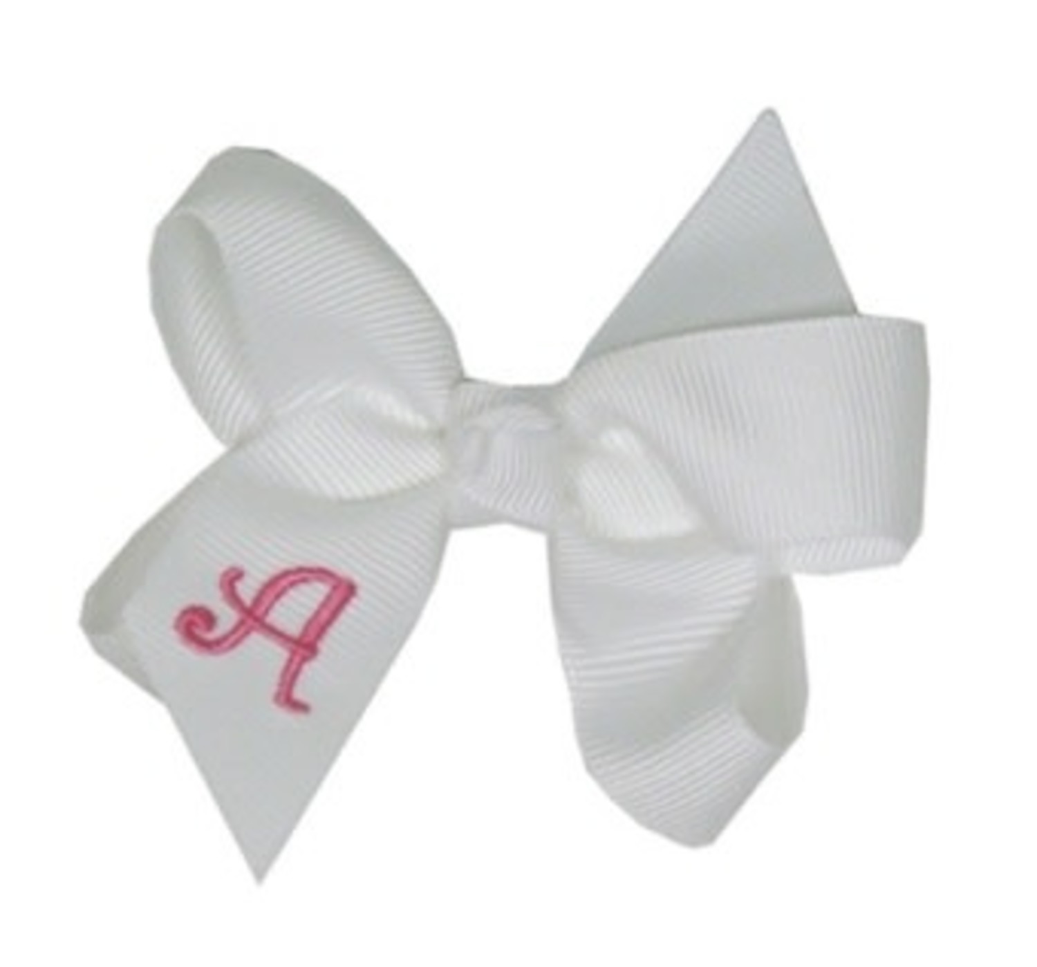 Monogram hair accessory