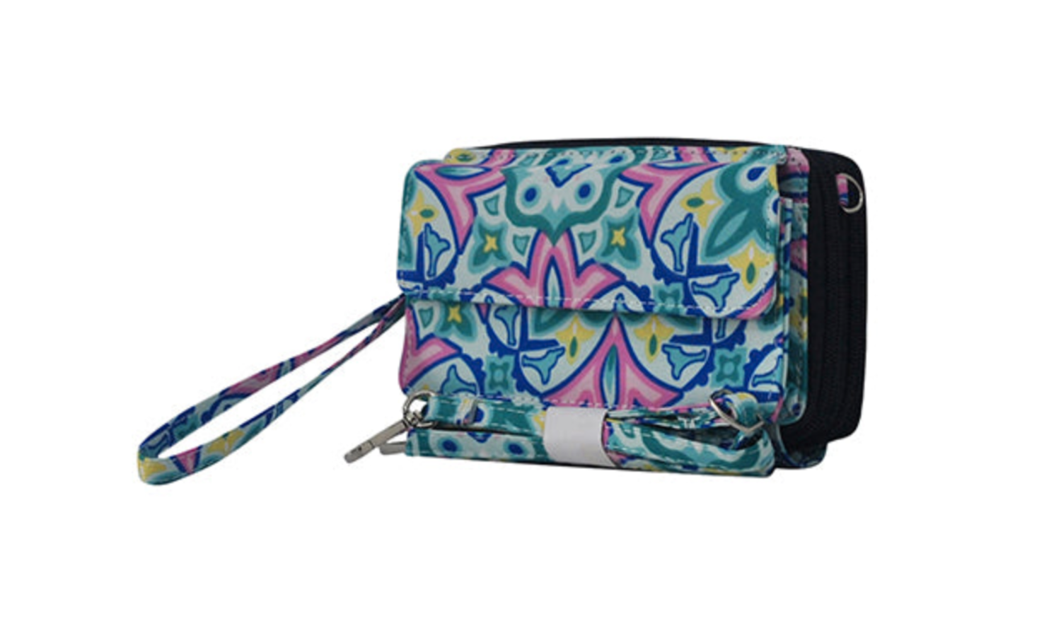 Crossbody Wallet Nile Florals DPG 942D Navy - Accessories on the