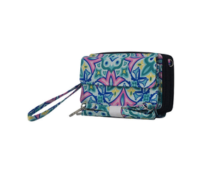 Crossbody Wallet Nile Florals DPG 942D Navy - Accessories on the