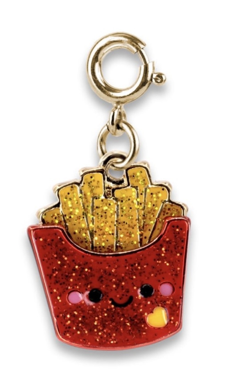 Charm It Charm It! Gold Glitter French Fries Charm CICC 1468