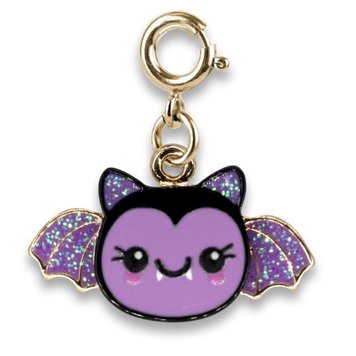Charm It Charm It! Gold Glitter Bat Charm CICC 1471
