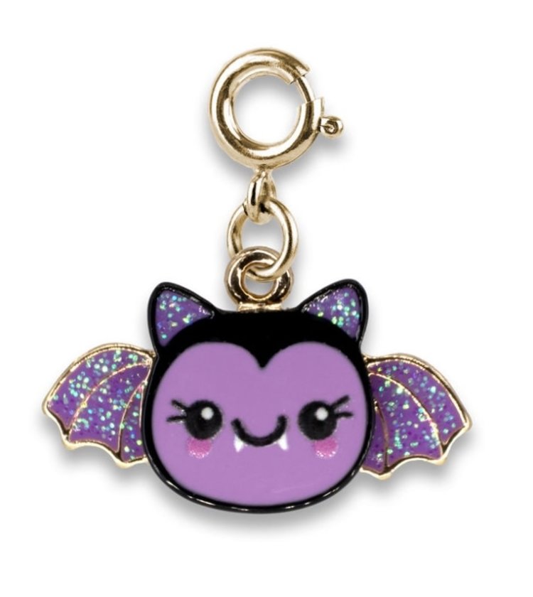 Charm It Charm It! Gold Glitter Bat Charm CICC 1471