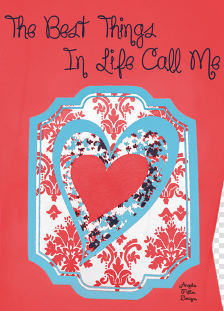 T-Shirt Custom Heart PC Fruit Punch Comfort