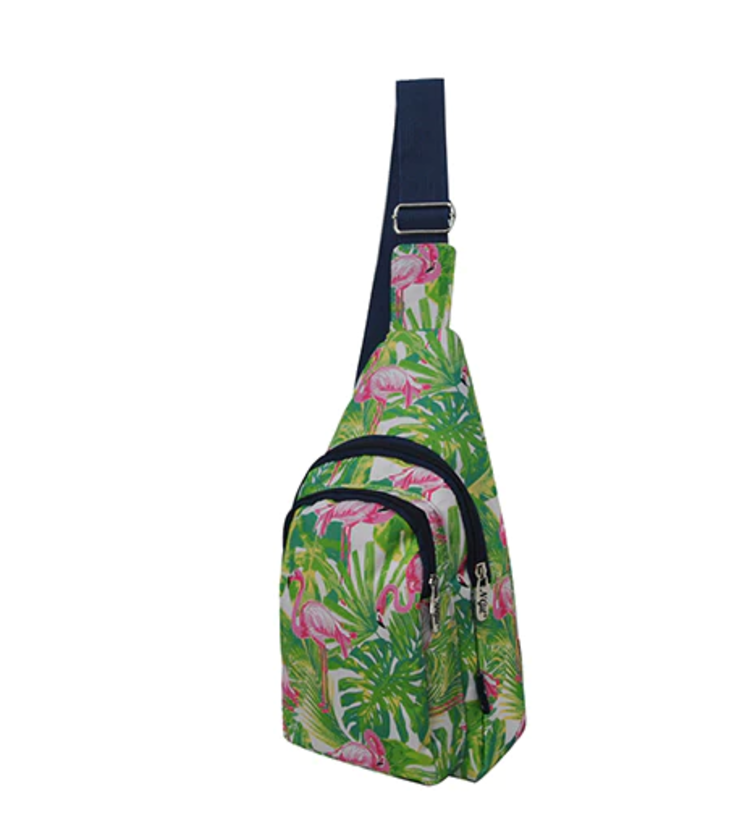 NGIL Sling Backpack Tropical Flamingo FDE 1175