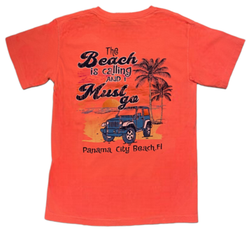 T-Shirt Jeep Beach by AMD Comfort Colors