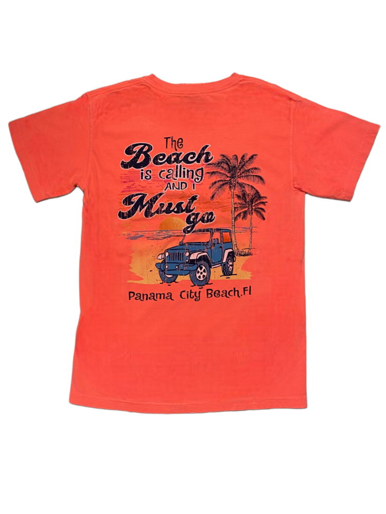 Angela Miller Designs T-Shirt Jeep Beach by AMD Comfort Colors