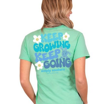 SIMPLY SOUTHERN T-shirt SS Keep Growing Sea