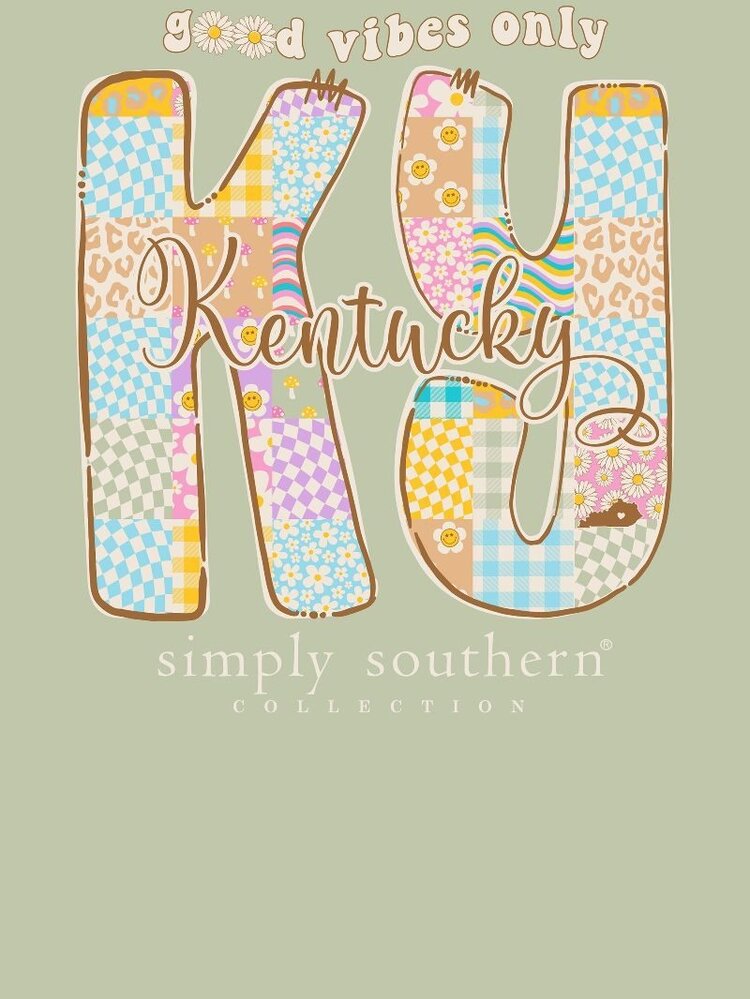 SIMPLY SOUTHERN T-Shirt SS LS State KY Sage