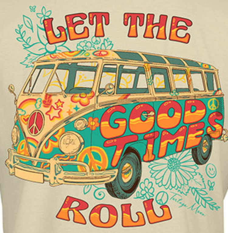 TORTUGA MOON T-Shirt Tortuga Good Times Van Ivory PCB TS64