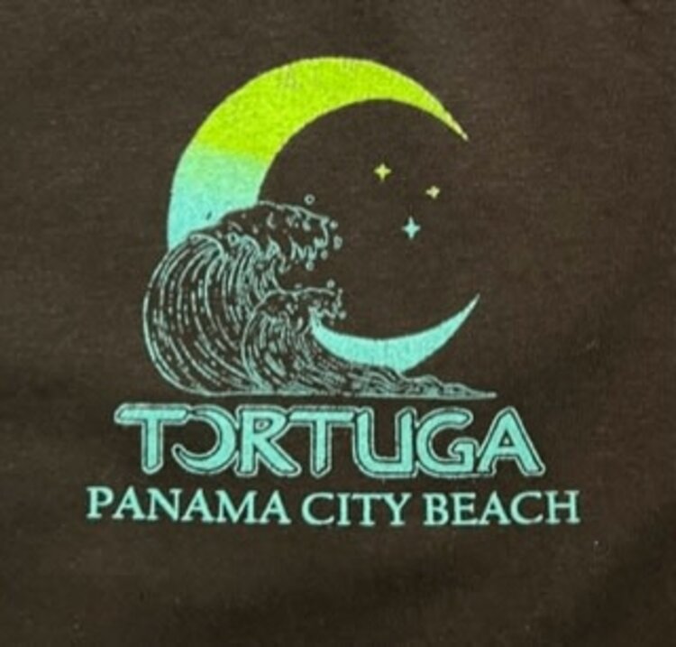 TORTUGA MOON T-Shirt Tortuga Wave Moon Black TS68