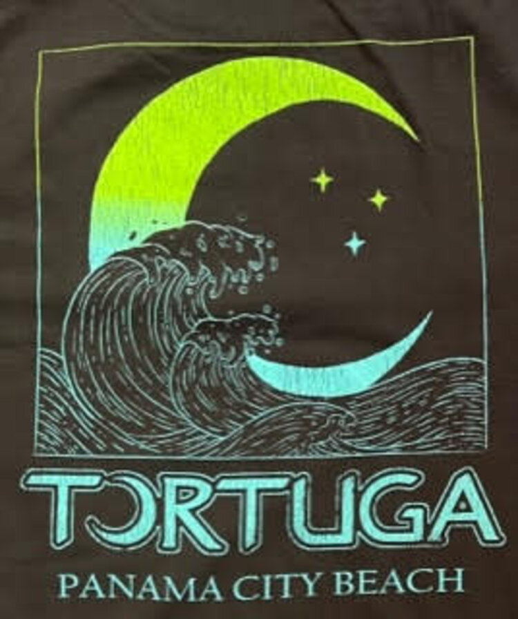 TORTUGA MOON T-Shirt Tortuga Wave Moon Black TS68