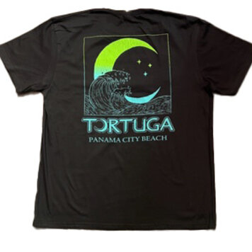 TORTUGA MOON T-Shirt Tortuga Wave Moon Black TS68