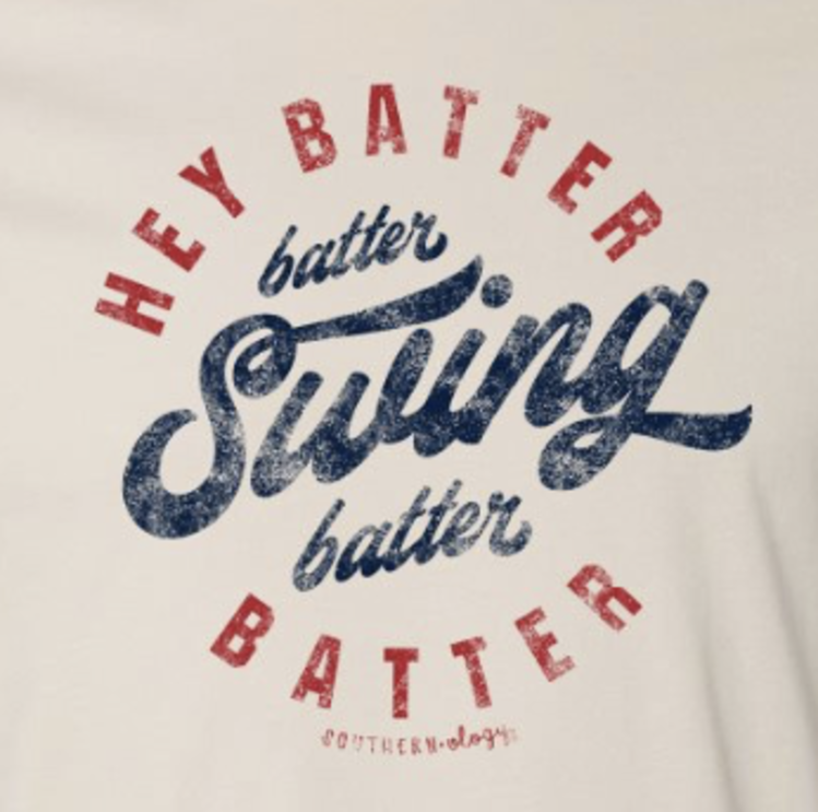Southernology T-Shirt Hey Batter SO Natural Color NL Front Print