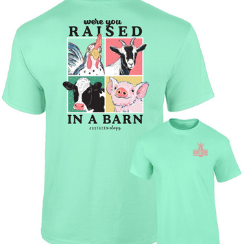 Southernology T-Shirt Raised in a Barn Island Reef SO Com. Color