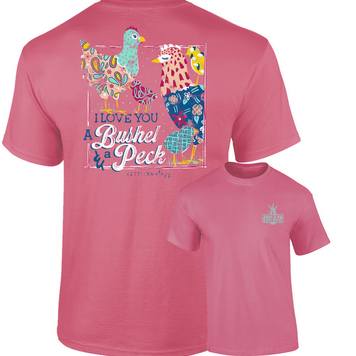 Southernology T-Shirt Bushel and a Peck Crunchberry Pink  SO Com. Color