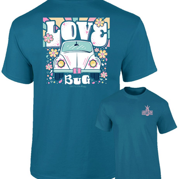 Southernology T-Shirt Love Bug SO Com. Color Blue