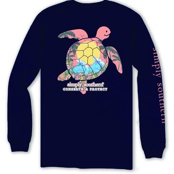 SIMPLY SOUTHERN T-Shirt SS LS Track 3 Waves Eclipse