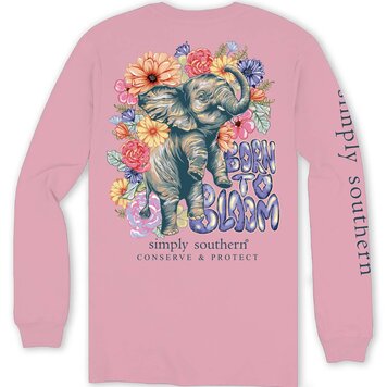SIMPLY SOUTHERN T-Shirt SS LS Track Bloom Candy