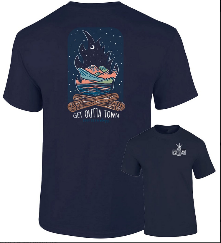 Southernology T-Shirt Campfire Get Out of Town SO