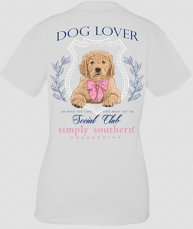 SIMPLY SOUTHERN T-Shirt SS  Soft Dog Lover  Whitewater
