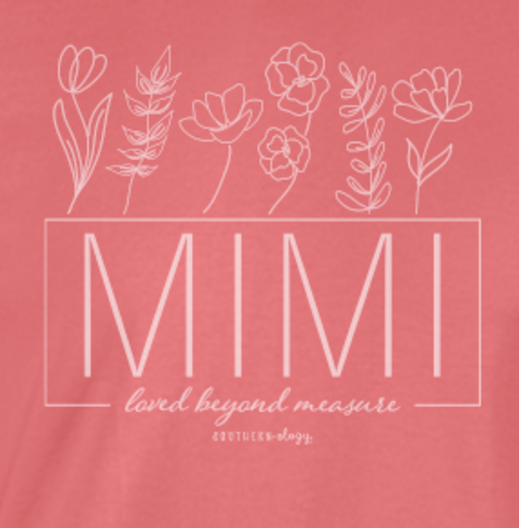 Southernology T-Shirt Botanical Mimi Watermelon SO Com. Colors
