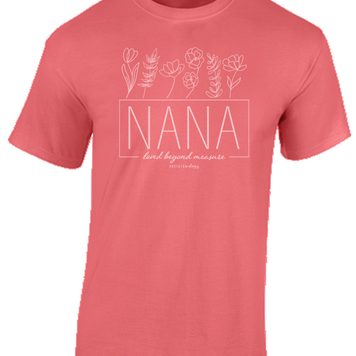 Southernology T-Shirt Botanical Nana Watermelon SO Com. Colors