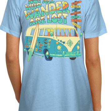 TORTUGA MOON T-Shirt Tortuga Wander Van Blue  PCB TS65