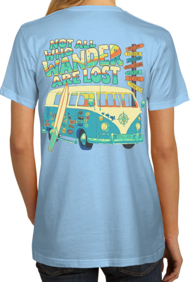 TORTUGA MOON T-Shirt Tortuga Wander Van Blue  PCB TS65