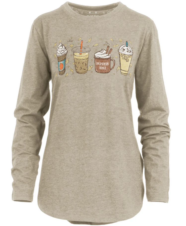 Royce Apparel Crewneck Fall Spice Sand Print