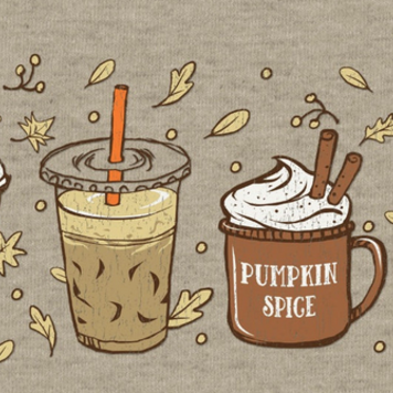 Royce Apparel Crewneck Fall Spice Sand Print