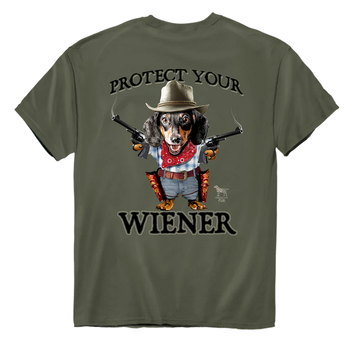 American Fido T-Shirt Protect Your Wiener 2820JB   AF
