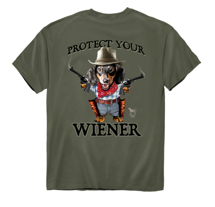 American Fido T-Shirt Protect Your Wiener 2820JB   AF
