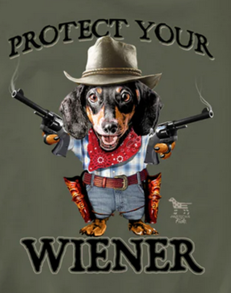 American Fido T-Shirt Protect Your Wiener 2820JB   AF