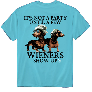 American Fido T-Shirt Party Wieners 1216JB  AF Blue