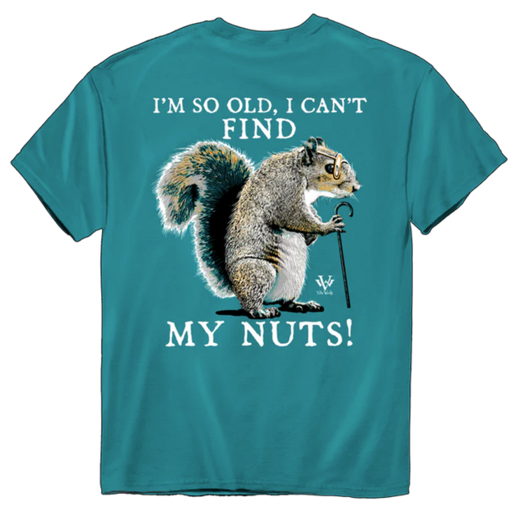 American Fido T-Shirt Can't Find My Nuts  AF 2037